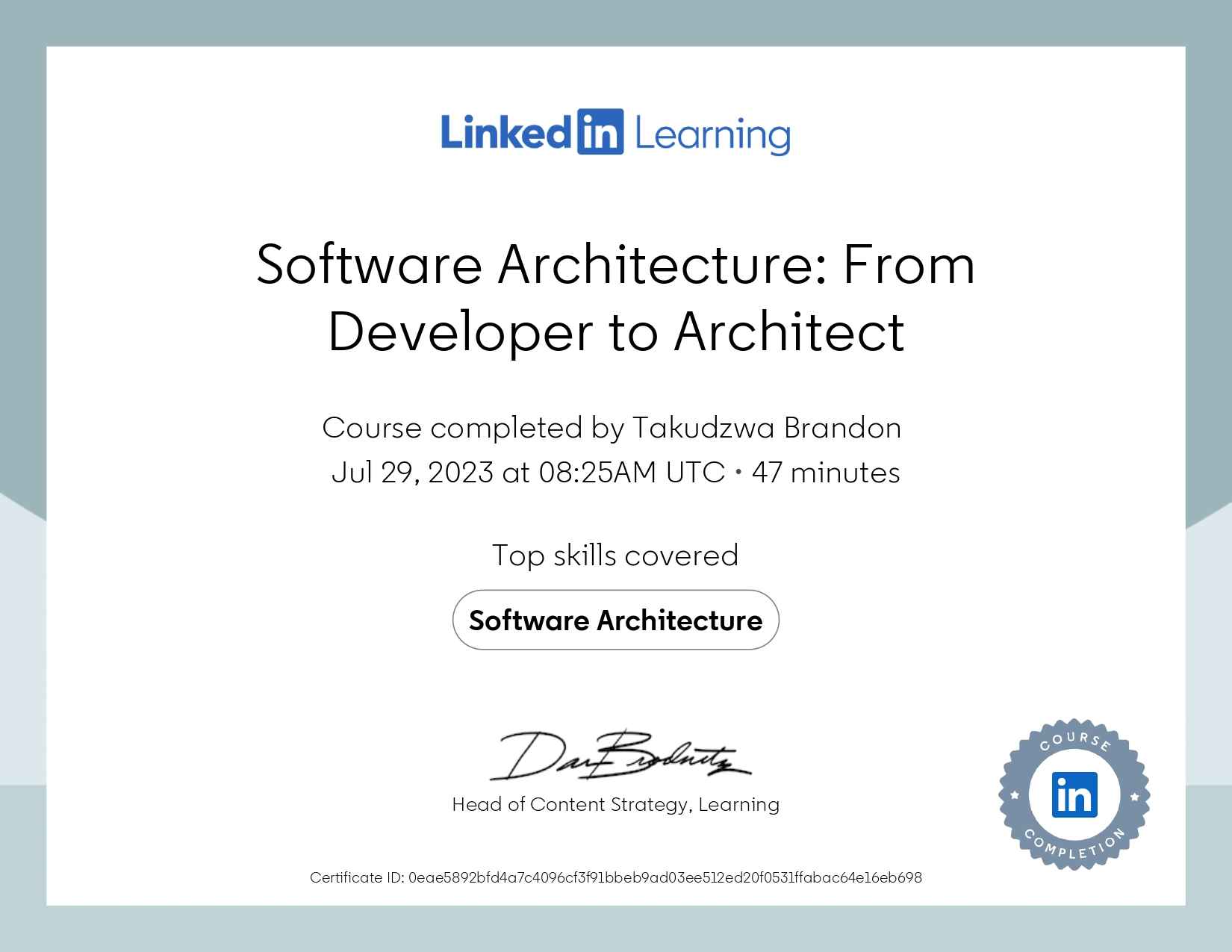 Certificate Image